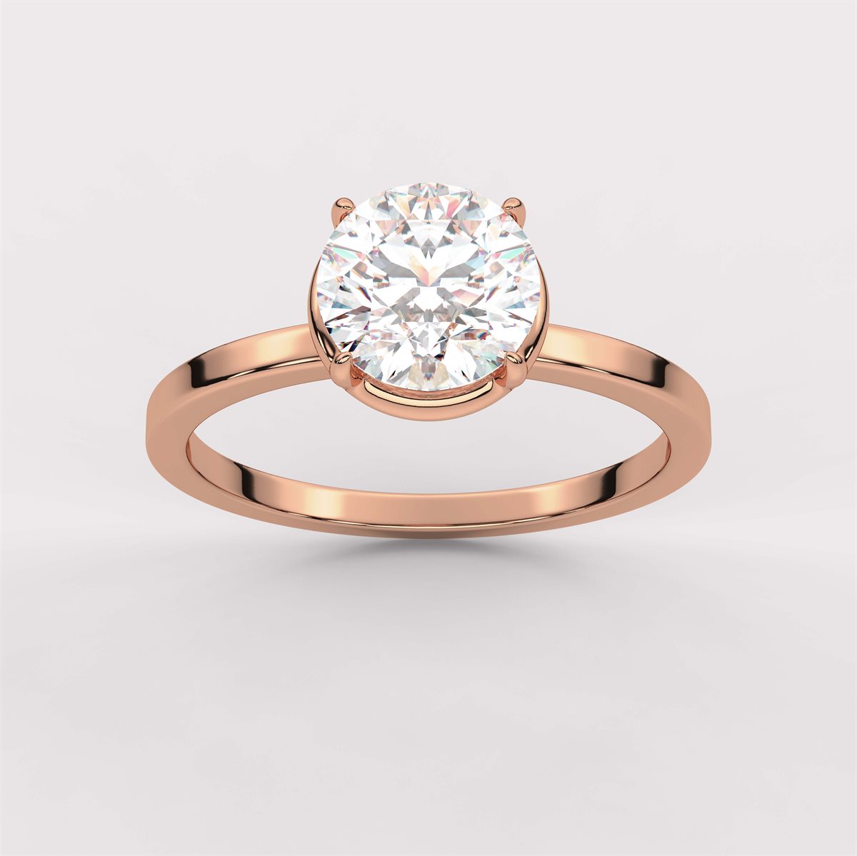 Diamond Solitaire Engagement Ring with IGI Certified Lab Grown Diamond