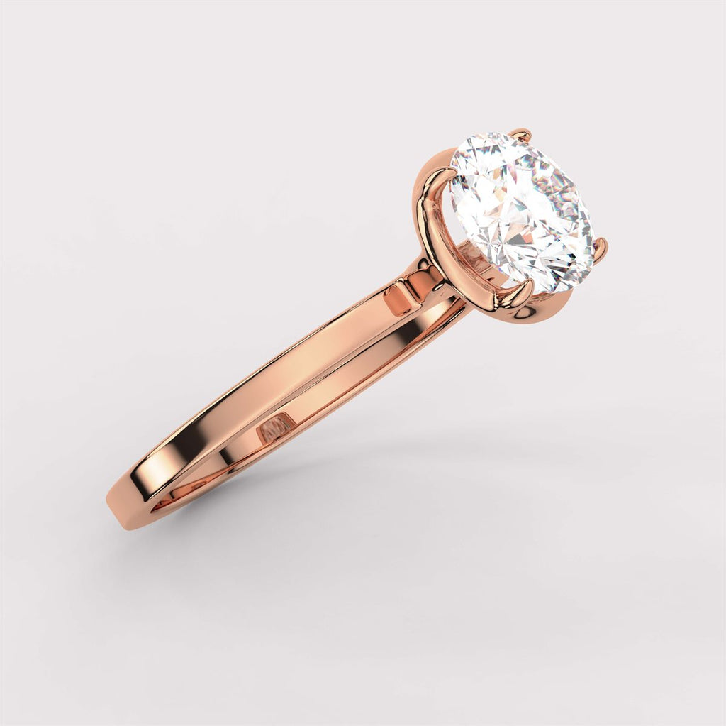 Diamond Solitaire Engagement Ring with IGI Certified Lab Grown Diamond