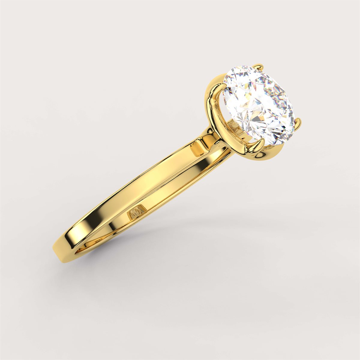Diamond Solitaire Engagement Ring with IGI Certified Lab Grown Diamond