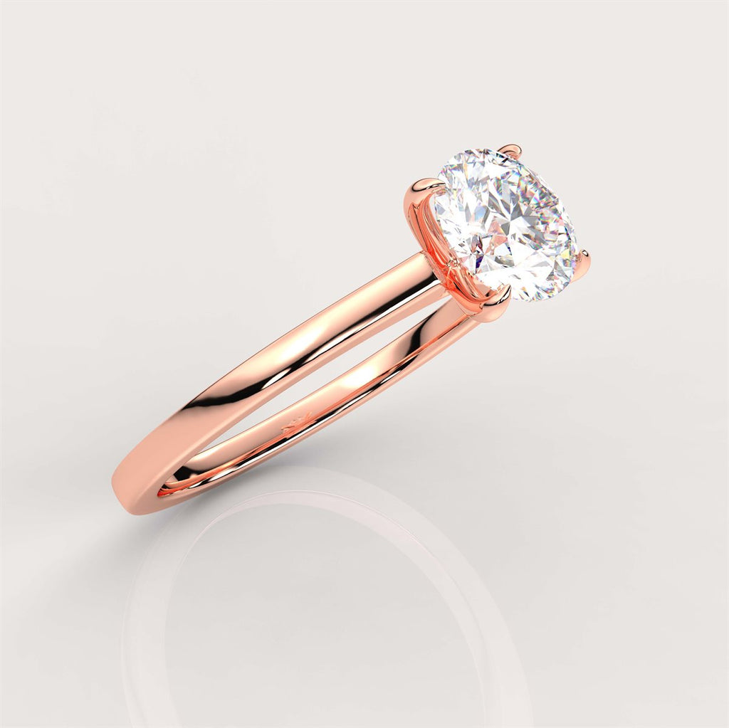 The Diamond Dainty Solitaire Engagement Ring with IGI Certified Lab Grown Diamond