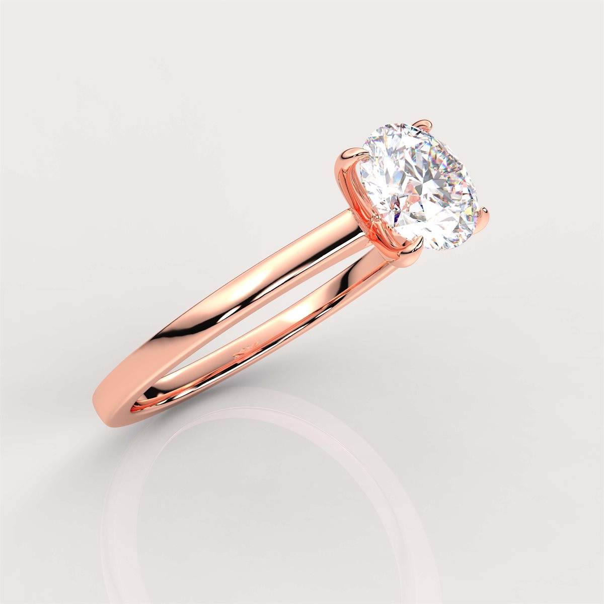 The Diamond Dainty Solitaire Engagement Ring with IGI Certified Lab Grown Diamond