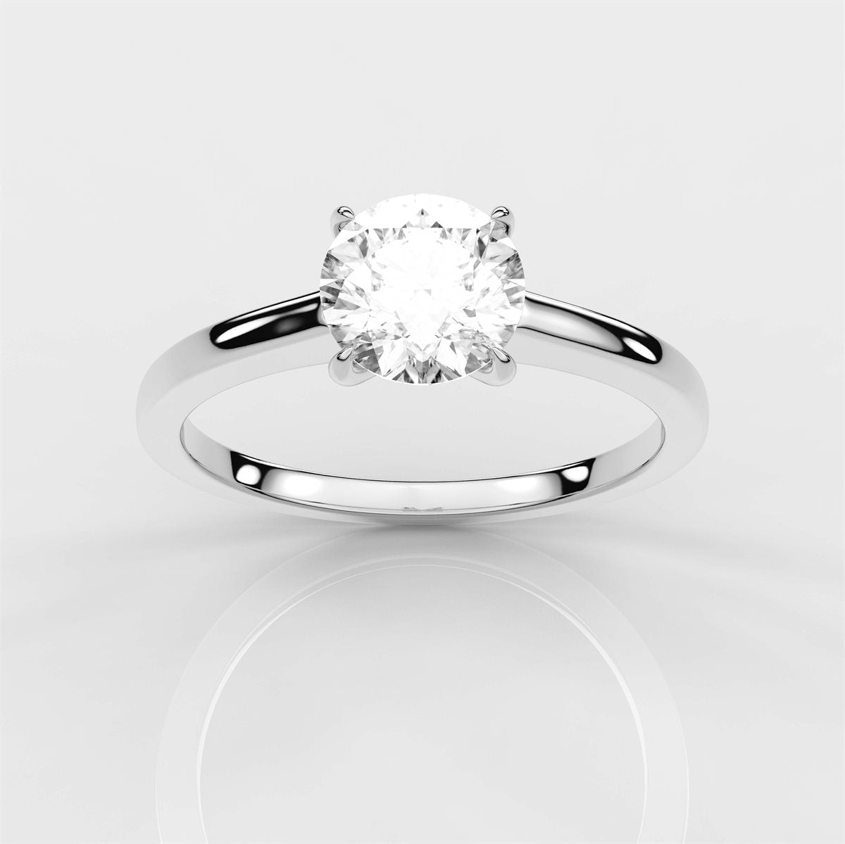 The Diamond Dainty Solitaire Engagement Ring with IGI Certified Lab Grown Diamond