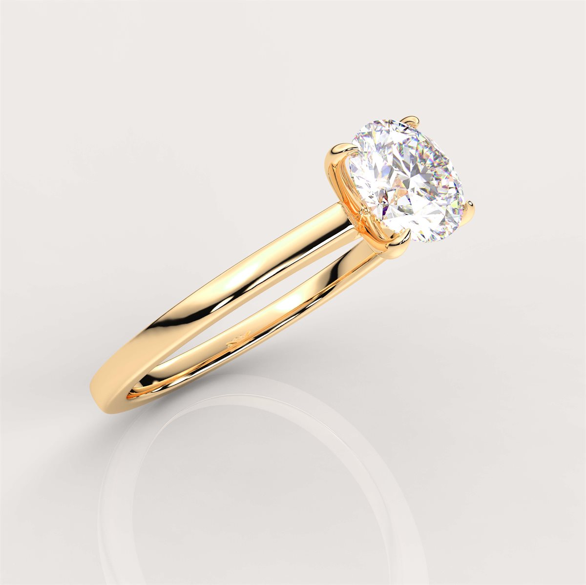 The Diamond Dainty Solitaire Engagement Ring with IGI Certified Lab Grown Diamond