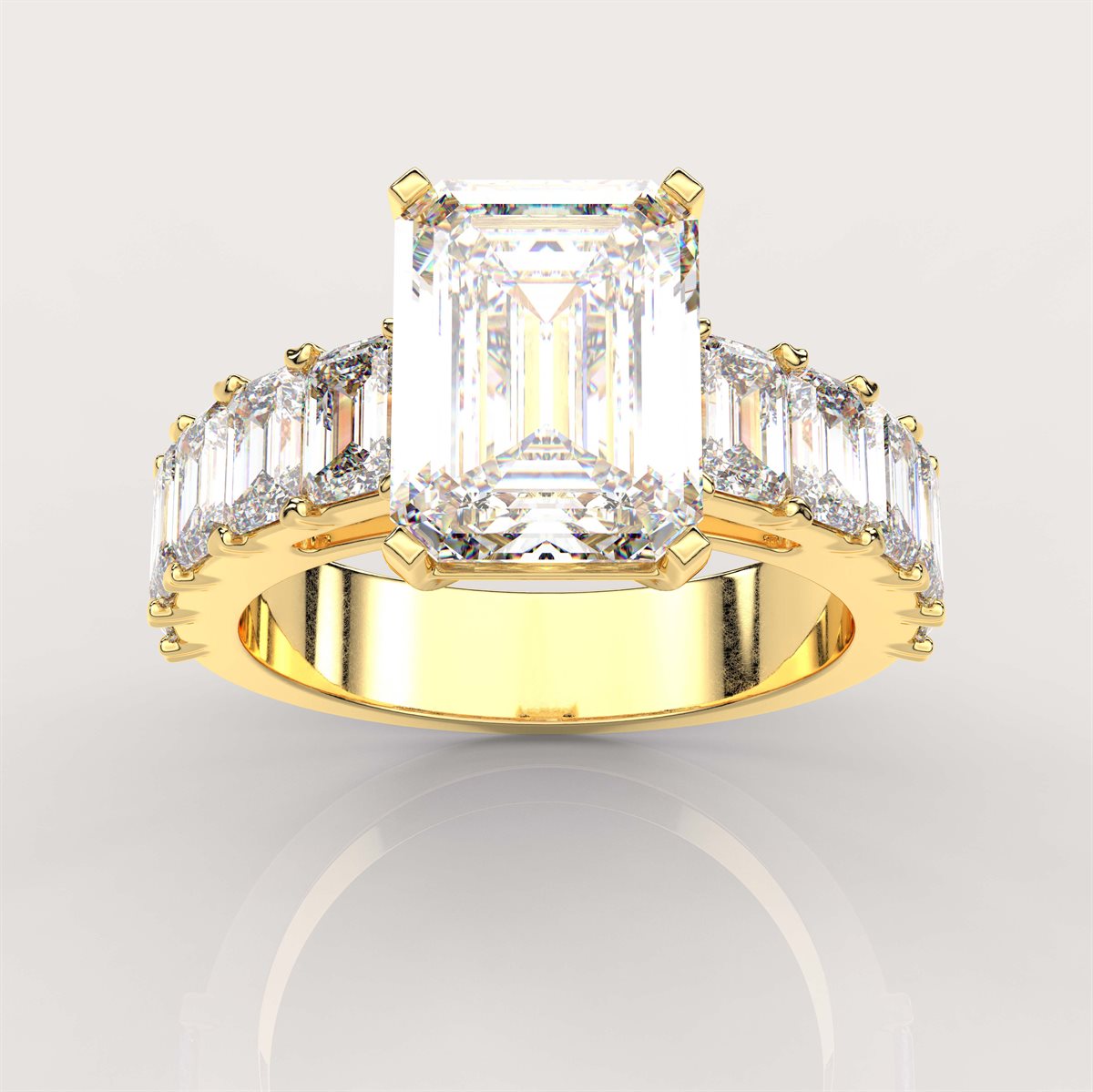A captivating solitaire diamond engagement ring with IGI Certified Lab Grown Diamond