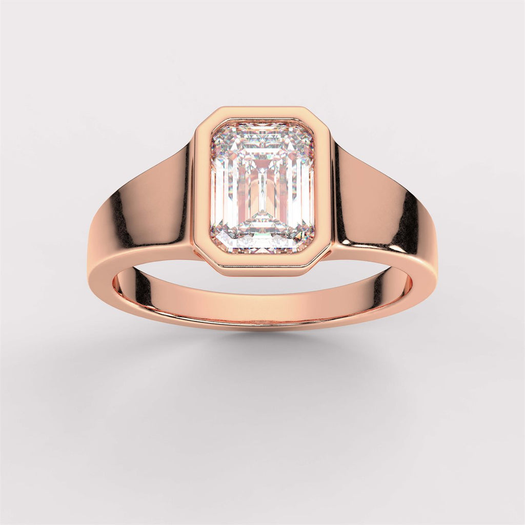Solid Shank Diamond Engagement Ring with IGI Certified Lab Grown Diamond