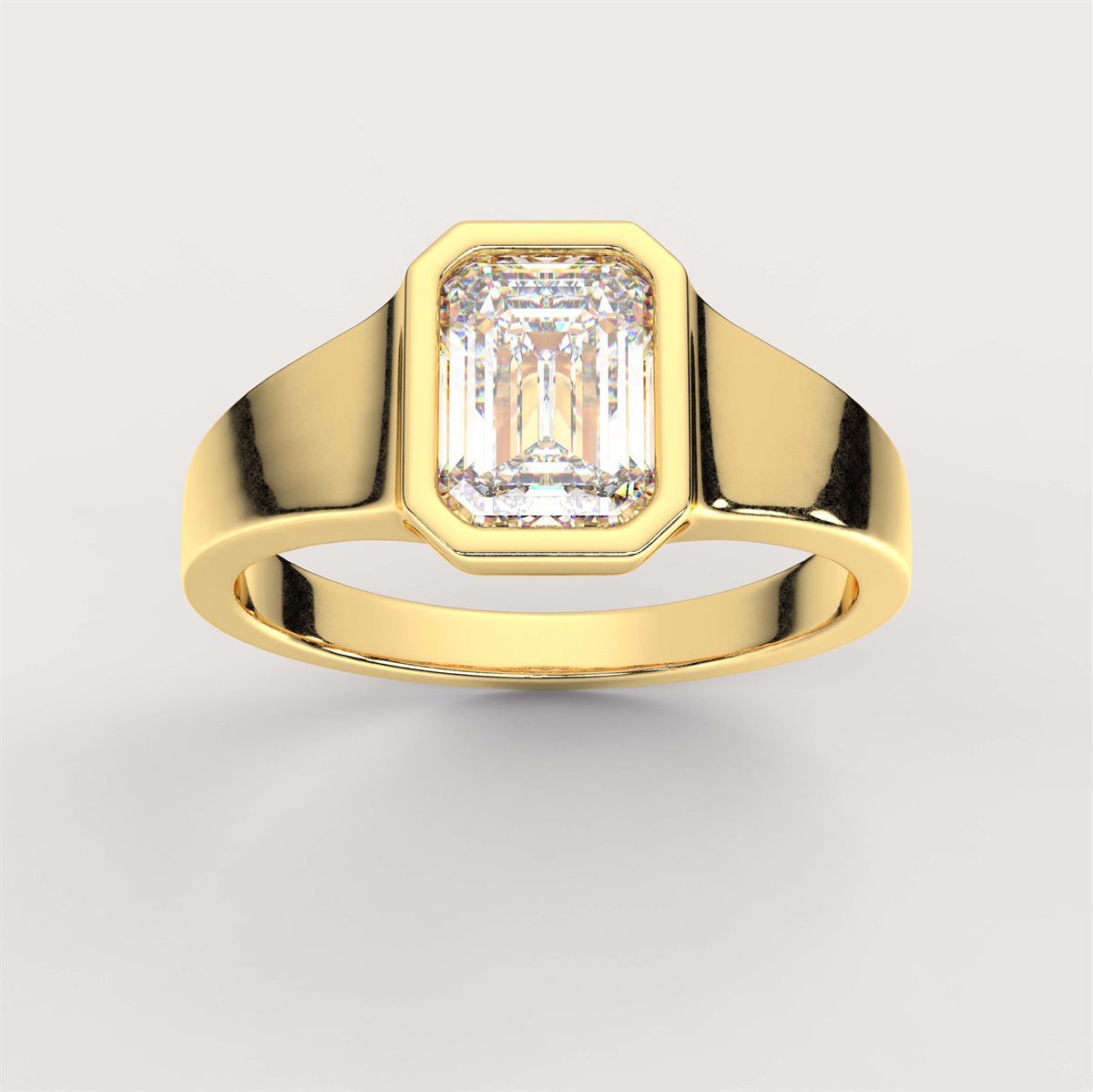 Solid Shank Diamond Engagement Ring with IGI Certified Lab Grown Diamond