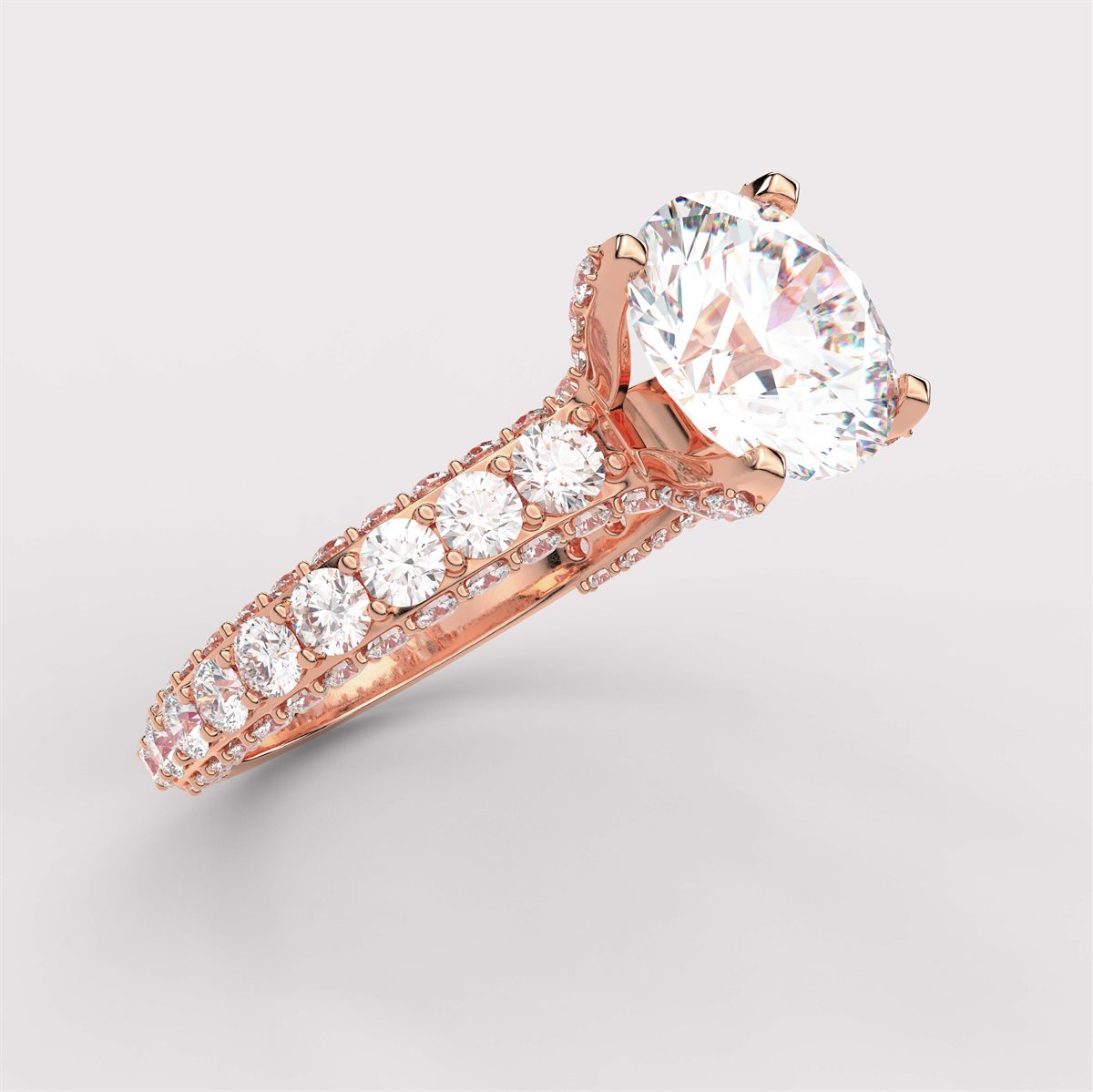 Blossom Diamond Engagement Ring with IGI Certified Lab Grown Diamond