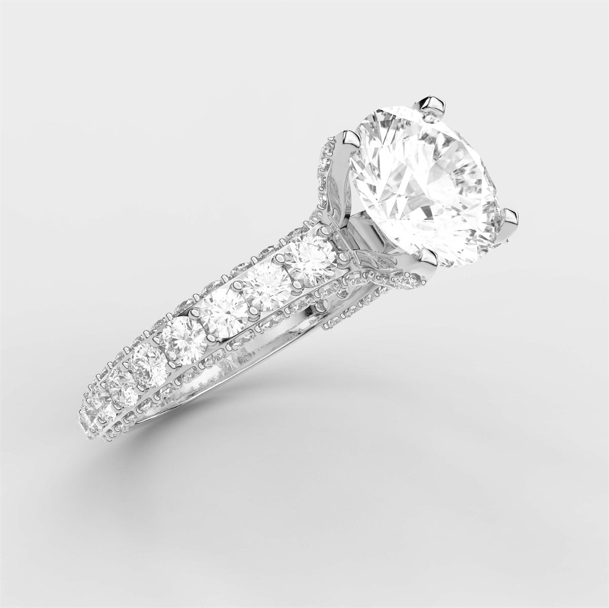 Blossom Diamond Engagement Ring with IGI Certified Lab Grown Diamond