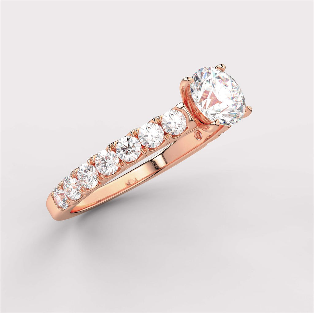 Diamond Royal  Engagement Ring with IGI Certified Lab Grown Diamond
