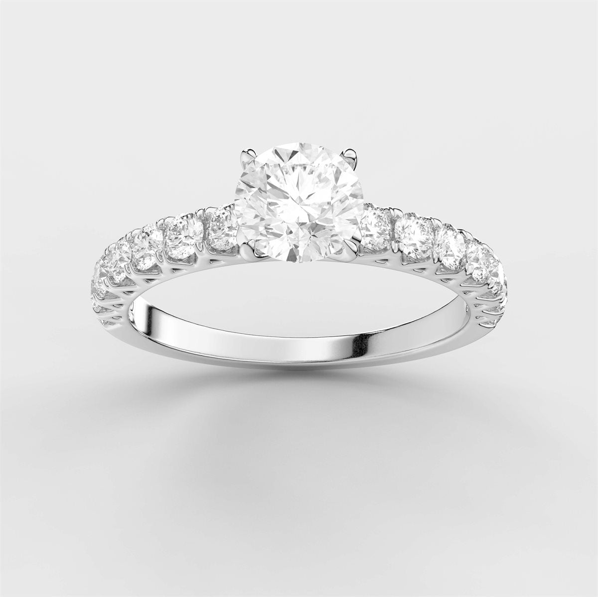 Diamond Royal  Engagement Ring with IGI Certified Lab Grown Diamond
