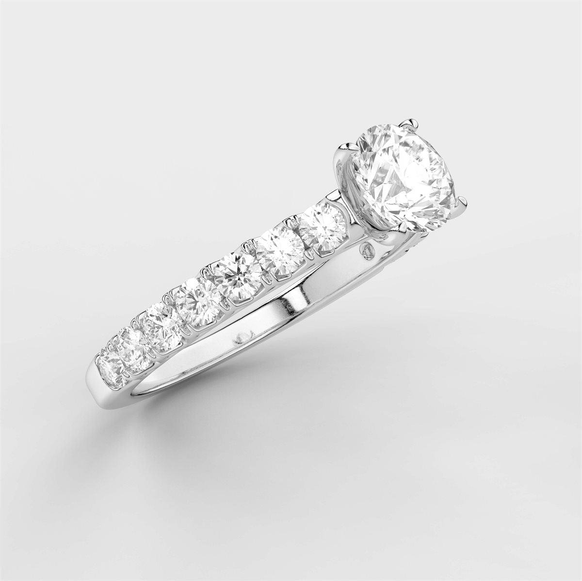 Diamond Royal  Engagement Ring with IGI Certified Lab Grown Diamond