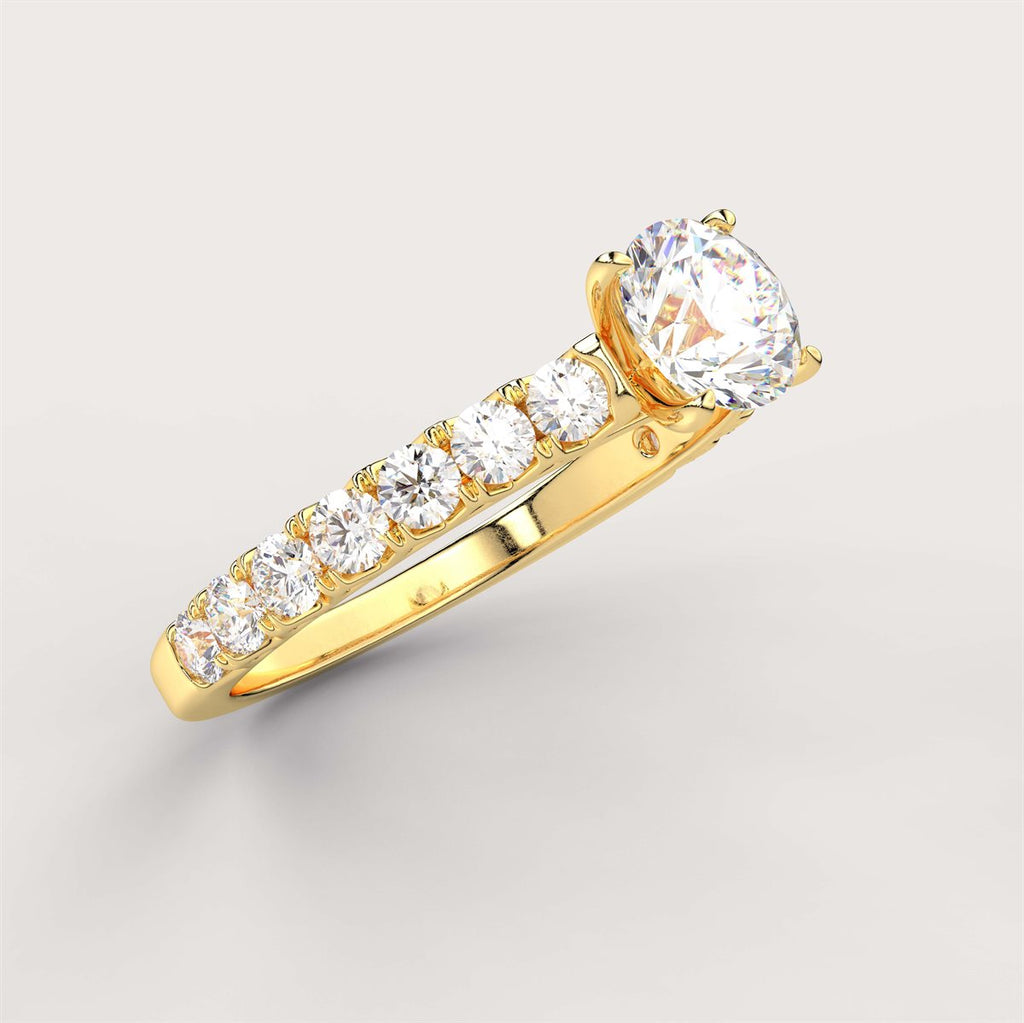 Diamond Royal  Engagement Ring with IGI Certified Lab Grown Diamond
