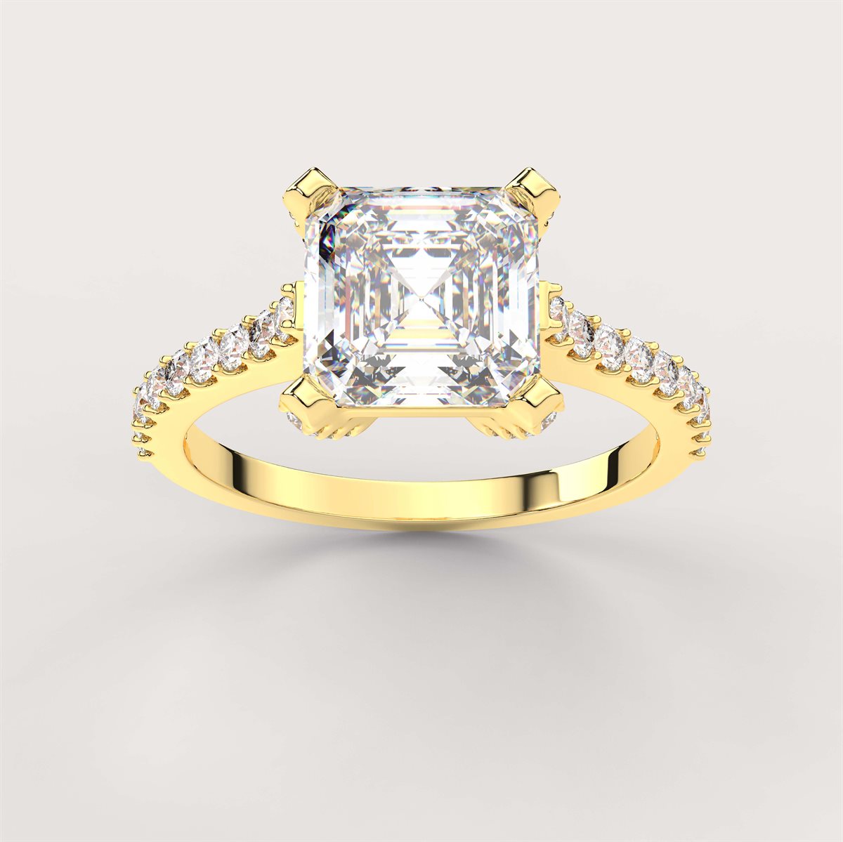 Majestic Diamond Engagement Ring with IGI Certified Lab Grown Diamond